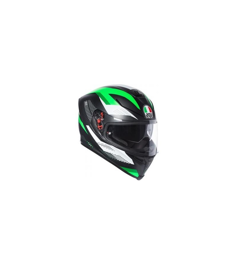 <span style="font-weight: bold;">Шлем AGV K-5 S Marble Black/White/Green</span><br>