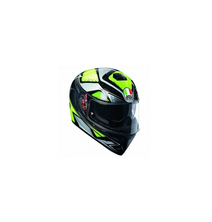 <span style="font-weight: bold;">Шлем AGV K-3 SV Liquefy Gray/Yellow Fluo</span><br>